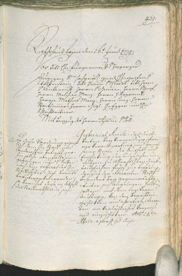 Civic Archives of Bozen-Bolzano - BOhisto Ratsprotokoll 1777/80 