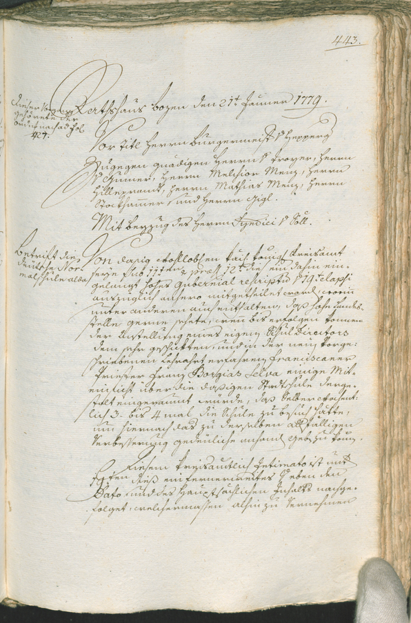 Civic Archives of Bozen-Bolzano - BOhisto Ratsprotokoll 1777/80 