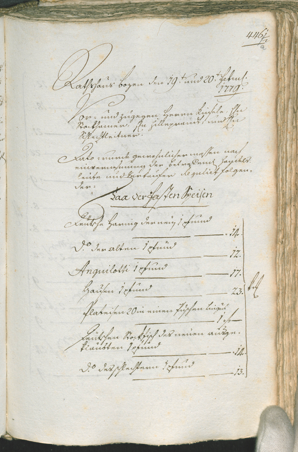 Civic Archives of Bozen-Bolzano - BOhisto Ratsprotokoll 1777/80 