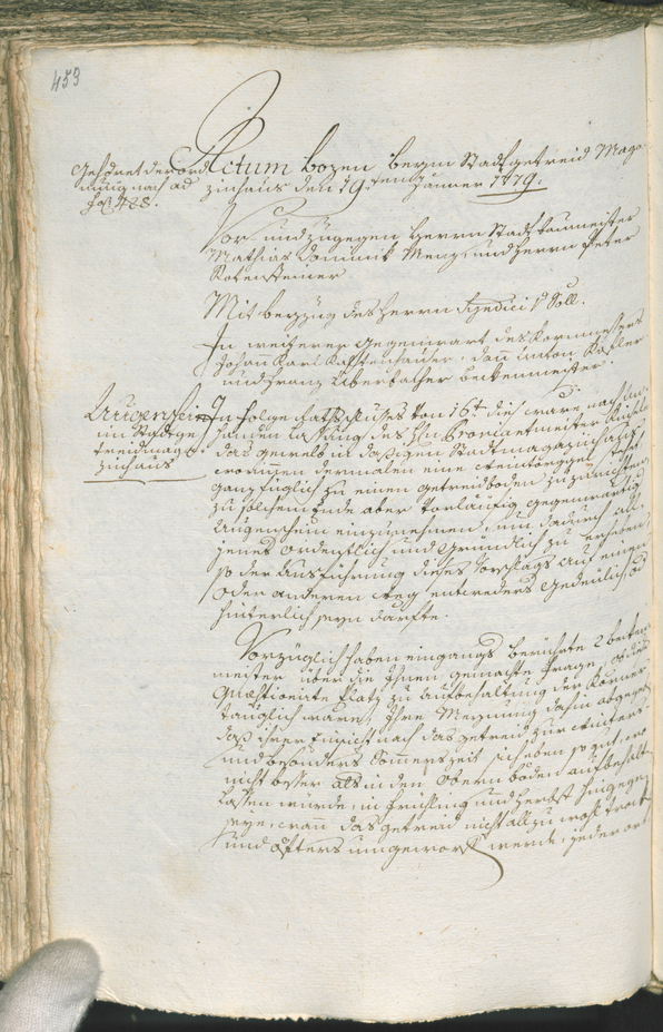 Archivio Storico della Città di Bolzano - BOhisto protocollo consiliare 1777/80 