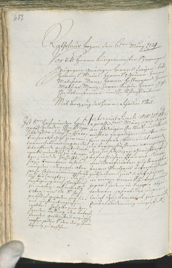 Civic Archives of Bozen-Bolzano - BOhisto Ratsprotokoll 1777/80 