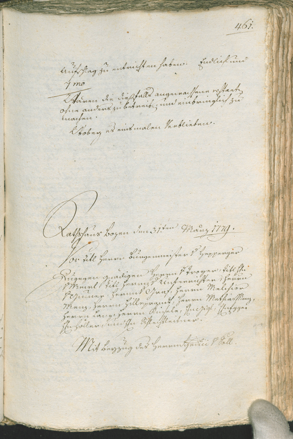 Civic Archives of Bozen-Bolzano - BOhisto Ratsprotokoll 1777/80 