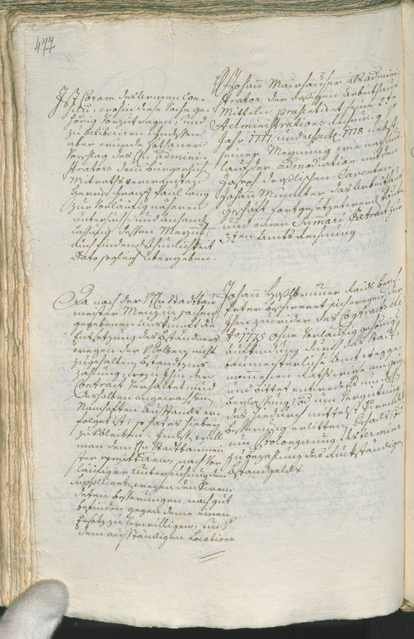 Civic Archives of Bozen-Bolzano - BOhisto Ratsprotokoll 1777/80 