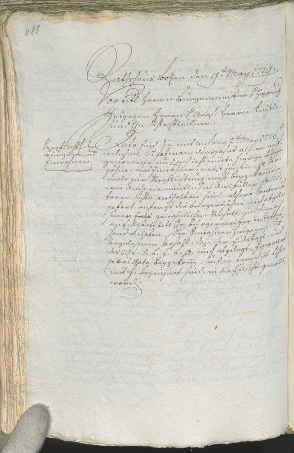 Civic Archives of Bozen-Bolzano - BOhisto Ratsprotokoll 1777/80 