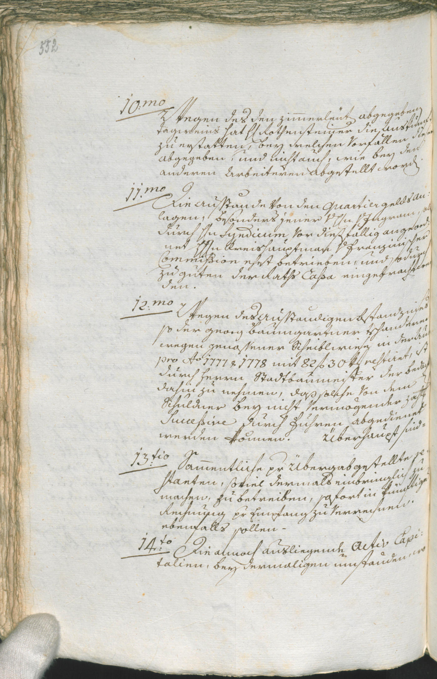 Civic Archives of Bozen-Bolzano - BOhisto Ratsprotokoll 1777/80 