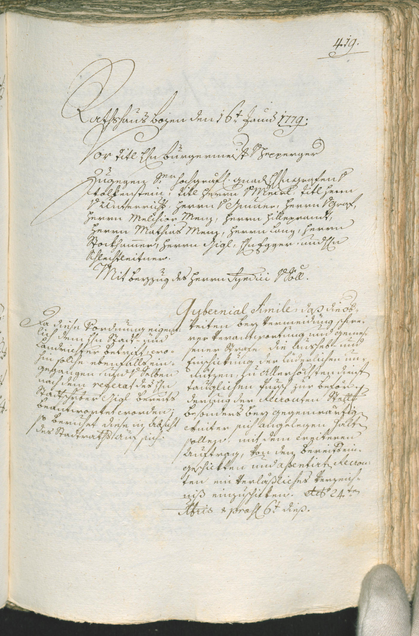 Civic Archives of Bozen-Bolzano - BOhisto Ratsprotokoll 1777/80 