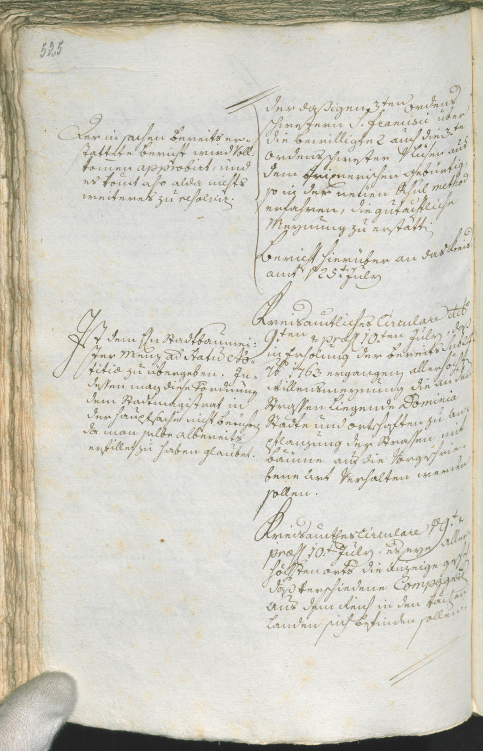 Stadtarchiv Bozen - BOhisto Ratsprotokoll 1777/80 