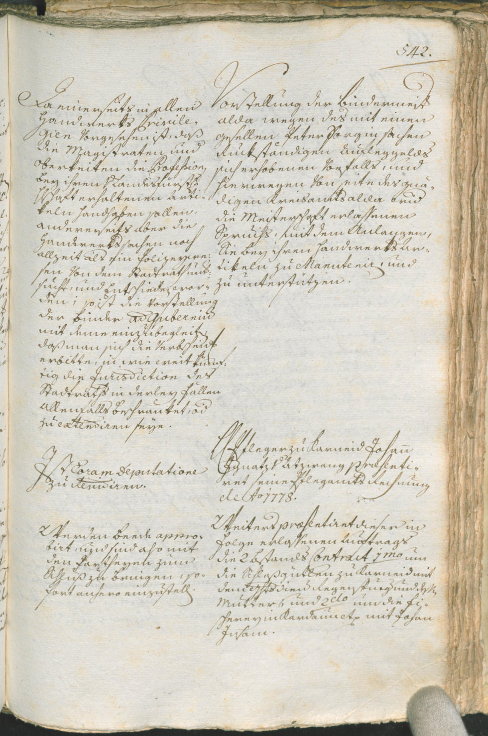 Stadtarchiv Bozen - BOhisto Ratsprotokoll 1777/80 