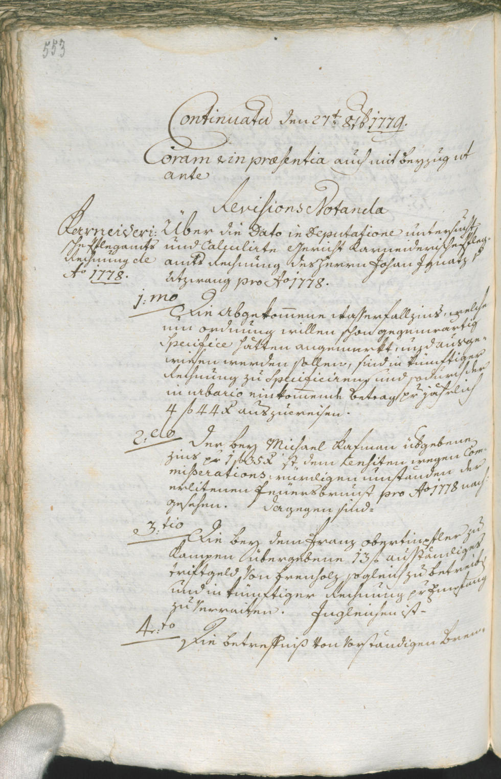 Civic Archives of Bozen-Bolzano - BOhisto Ratsprotokoll 1777/80 