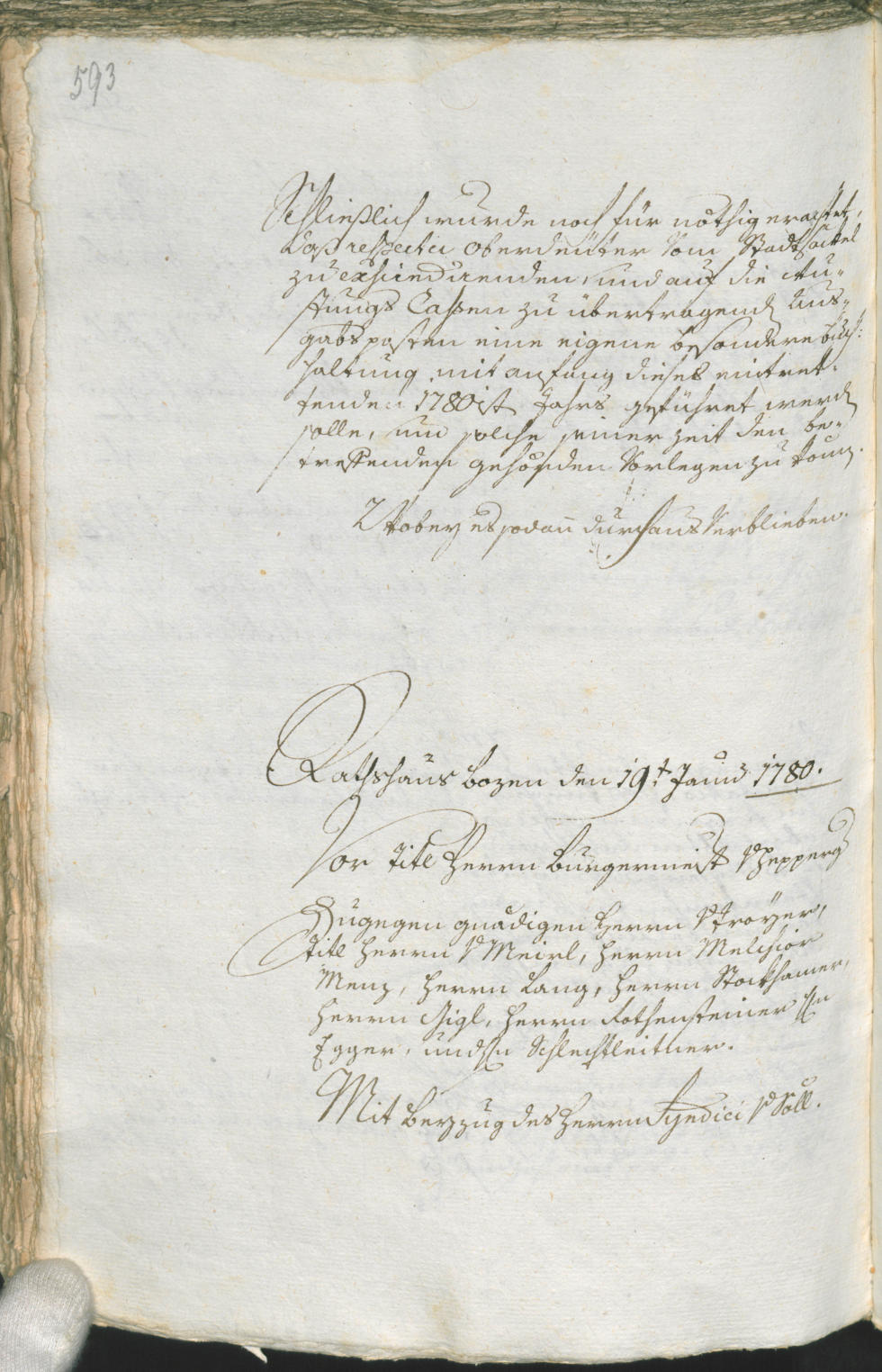 Civic Archives of Bozen-Bolzano - BOhisto Ratsprotokoll 1777/80 