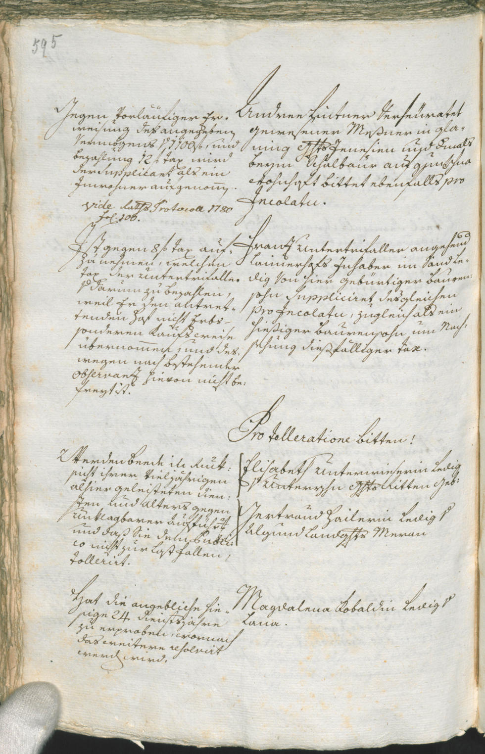 Civic Archives of Bozen-Bolzano - BOhisto Ratsprotokoll 1777/80 