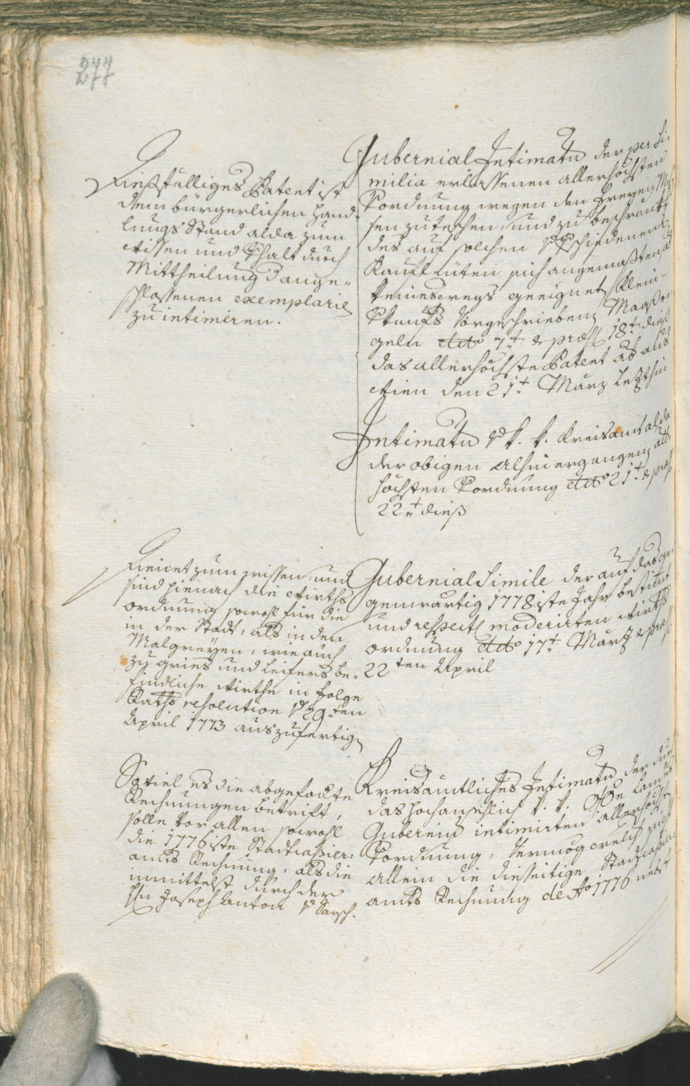 Civic Archives of Bozen-Bolzano - BOhisto Ratsprotokoll 1777/80 