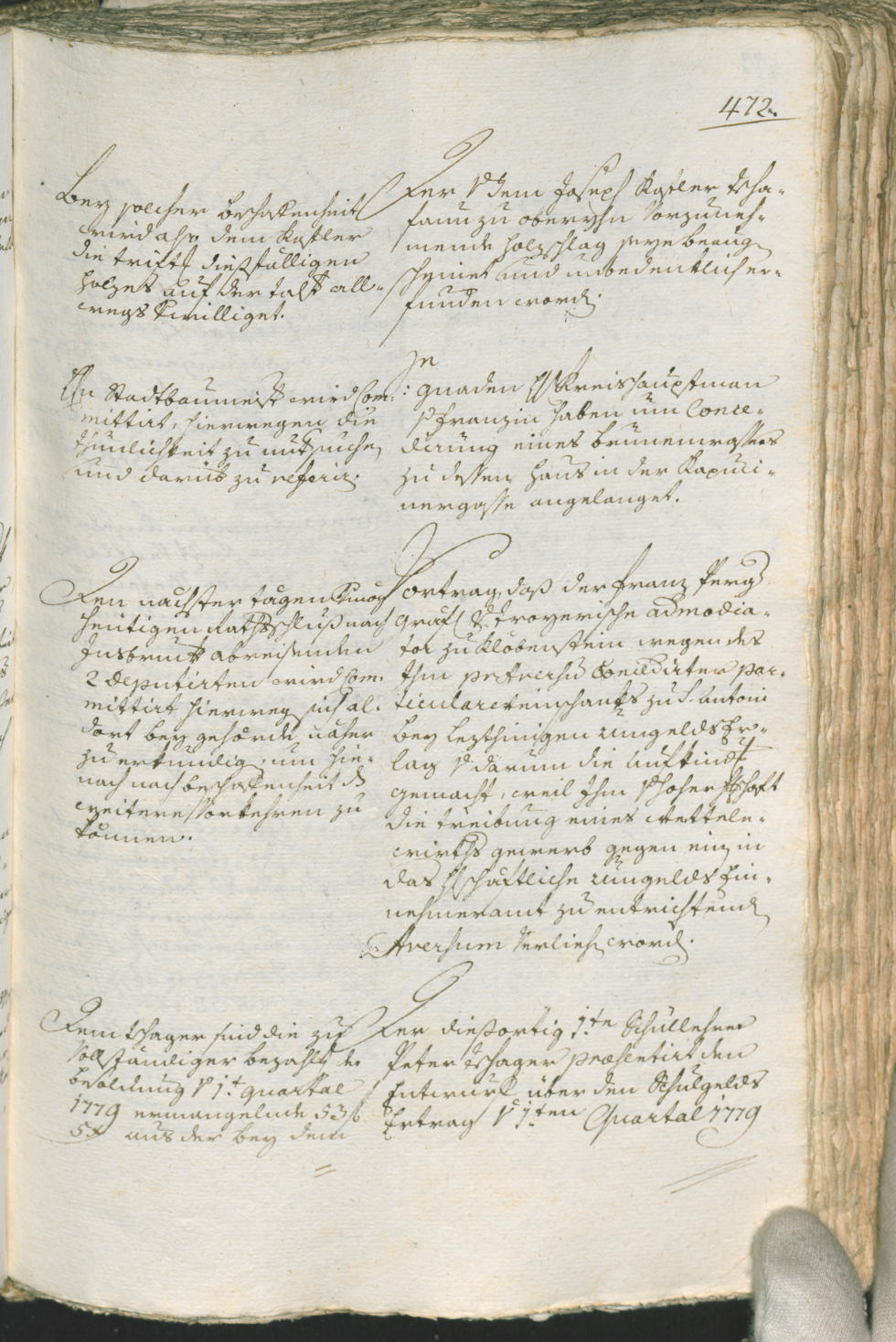 Civic Archives of Bozen-Bolzano - BOhisto Ratsprotokoll 1777/80 
