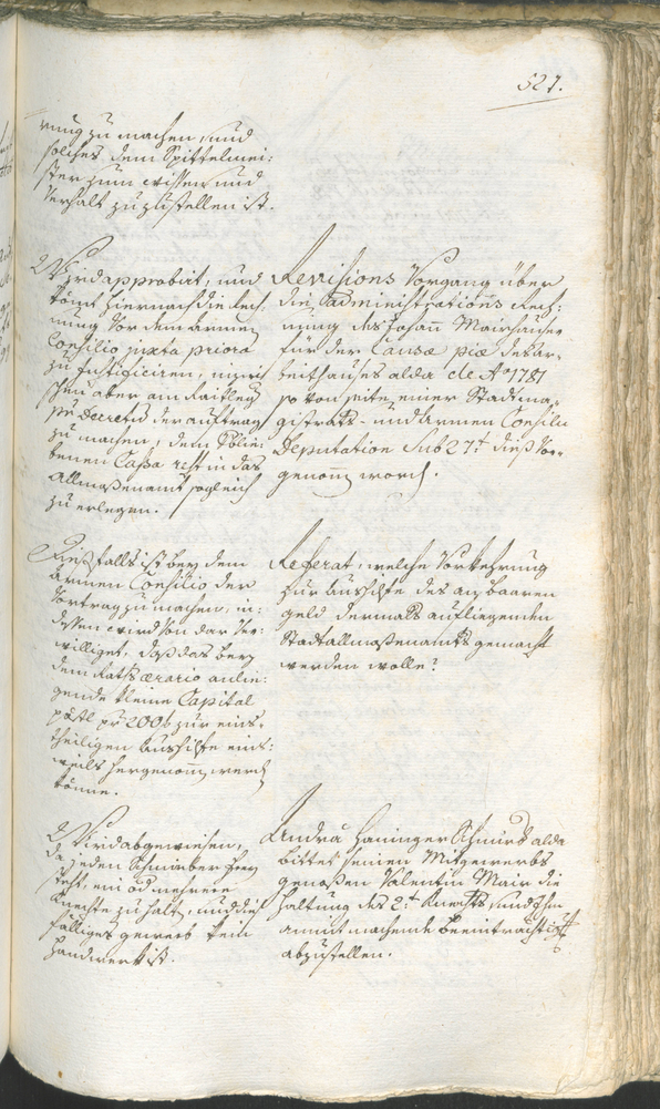 Stadtarchiv Bozen - BOhisto Ratsprotokoll 1780/83 