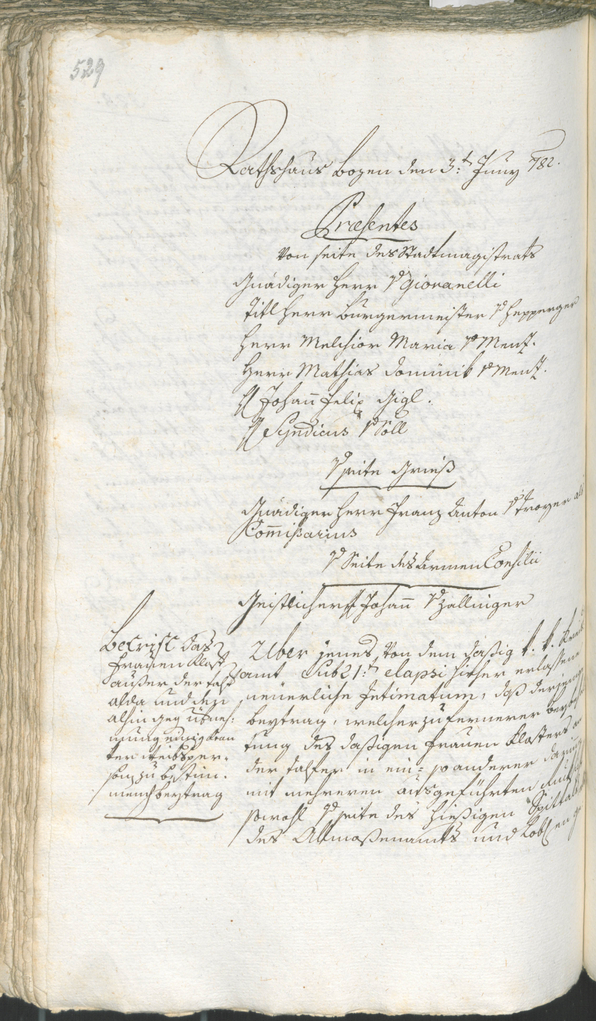 Archivio Storico della Città di Bolzano - BOhisto protocollo consiliare 1780/83 