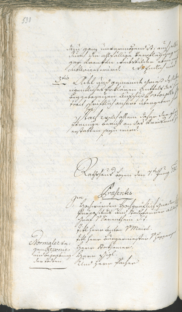 Stadtarchiv Bozen - BOhisto Ratsprotokoll 1780/83 