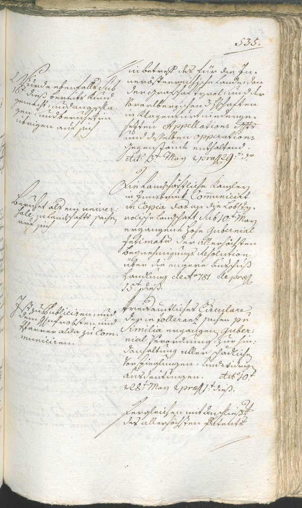 Civic Archives of Bozen-Bolzano - BOhisto Ratsprotokoll 1780/83 