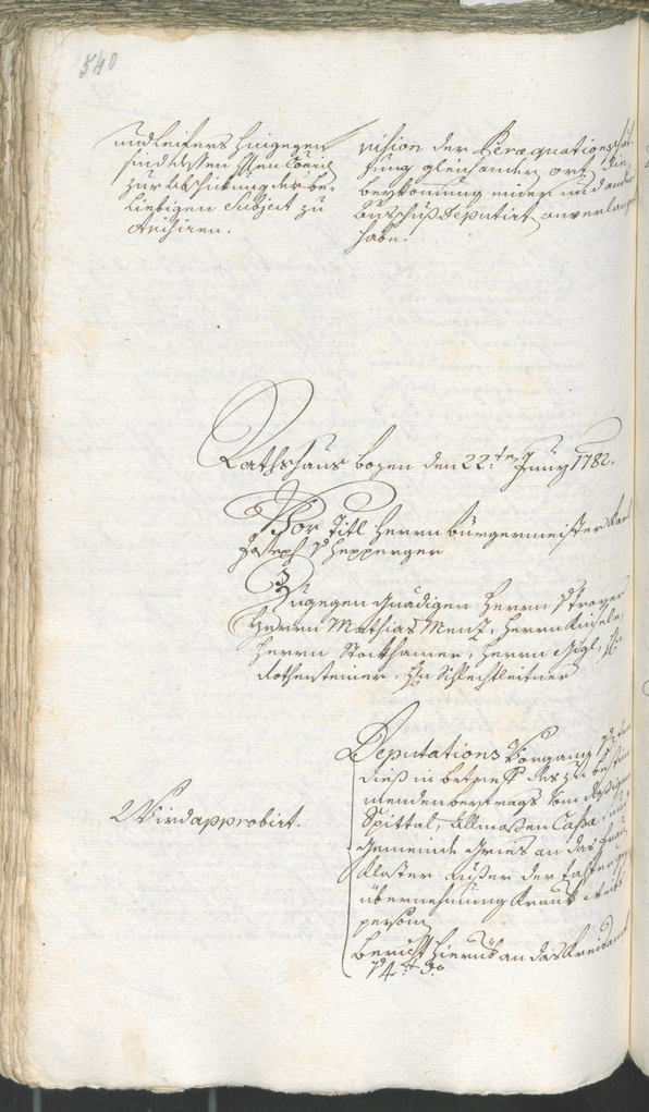 Civic Archives of Bozen-Bolzano - BOhisto Ratsprotokoll 1780/83 