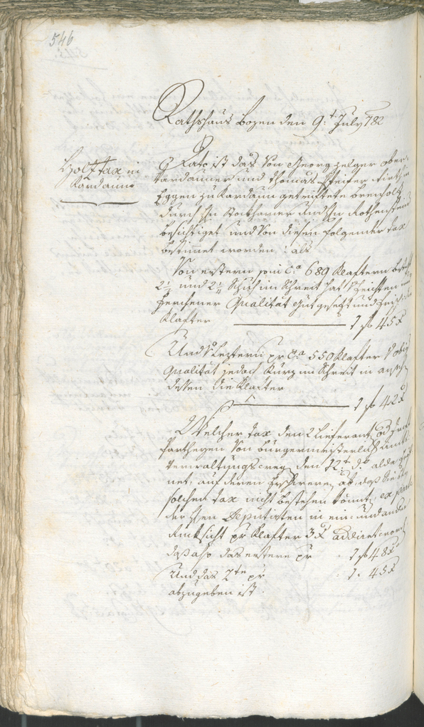 Archivio Storico della Città di Bolzano - BOhisto protocollo consiliare 1780/83 