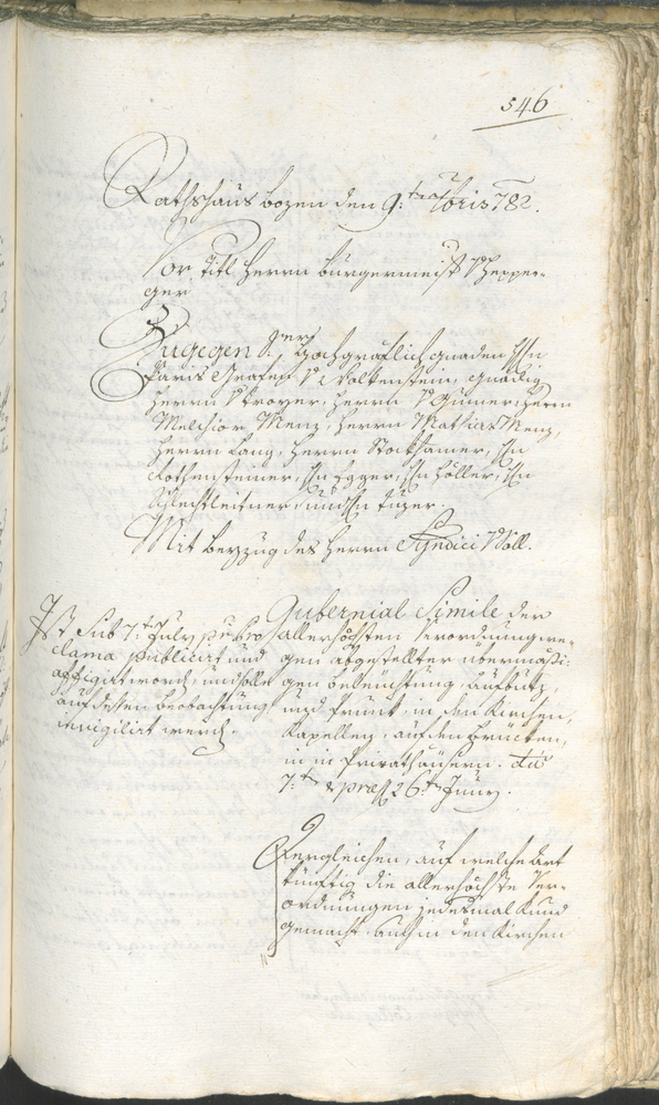 Civic Archives of Bozen-Bolzano - BOhisto Ratsprotokoll 1780/83 