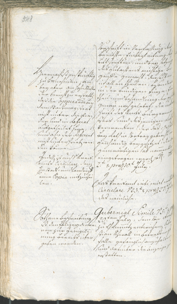 Stadtarchiv Bozen - BOhisto Ratsprotokoll 1780/83 