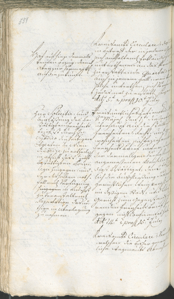 Stadtarchiv Bozen - BOhisto Ratsprotokoll 1780/83 