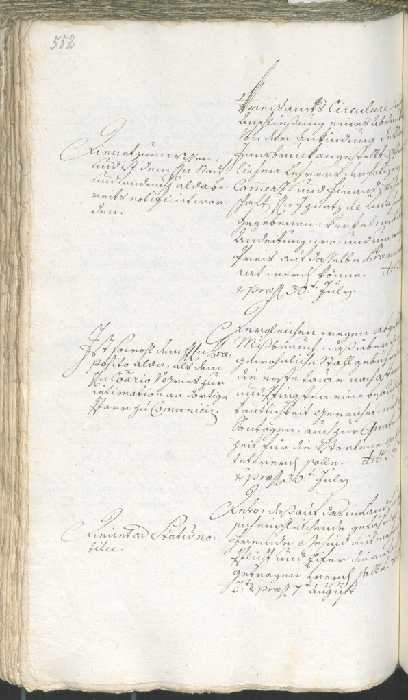 Stadtarchiv Bozen - BOhisto Ratsprotokoll 1780/83 