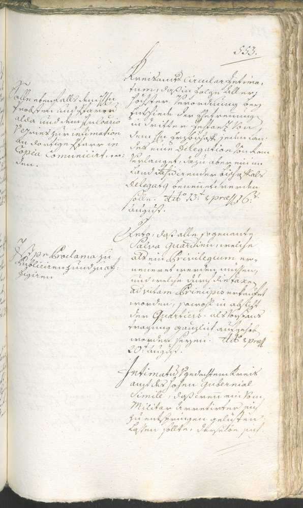 Civic Archives of Bozen-Bolzano - BOhisto Ratsprotokoll 1780/83 