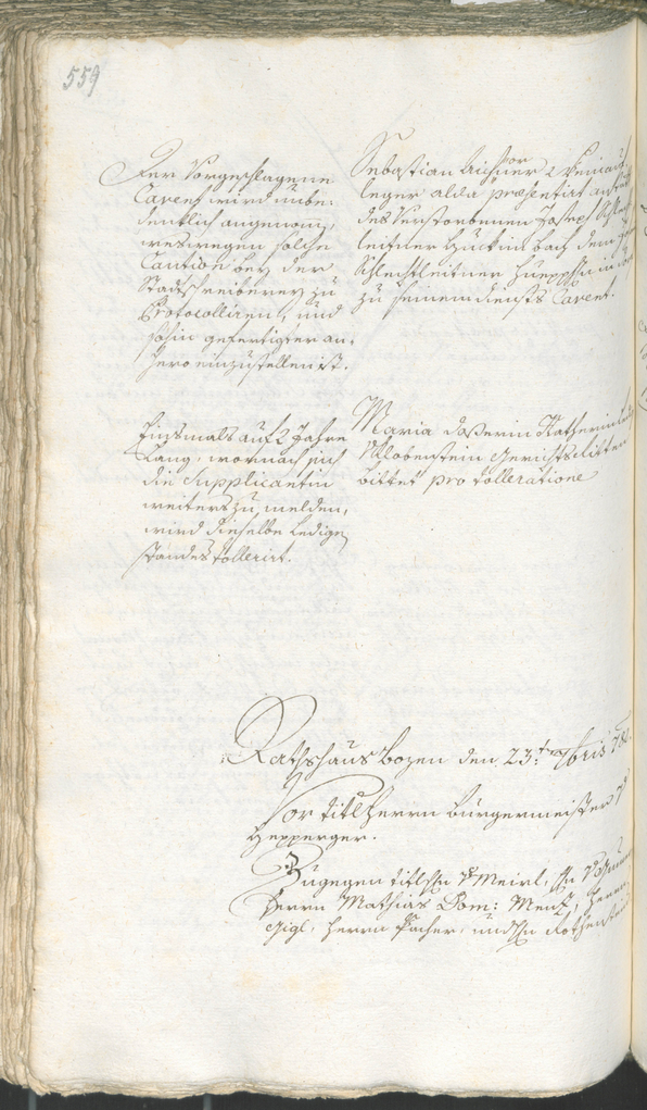 Stadtarchiv Bozen - BOhisto Ratsprotokoll 1780/83 