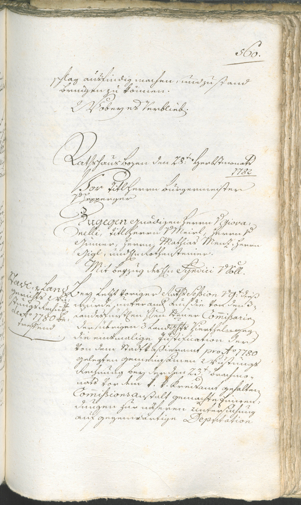 Archivio Storico della Città di Bolzano - BOhisto protocollo consiliare 1780/83 