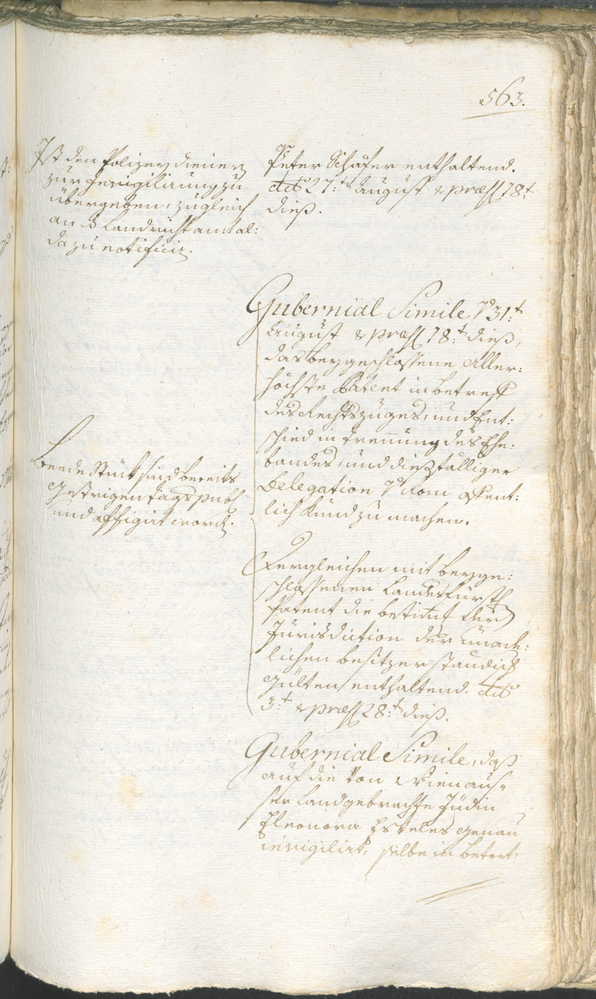 Stadtarchiv Bozen - BOhisto Ratsprotokoll 1780/83 