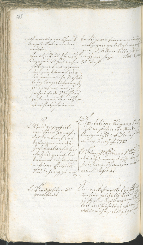 Stadtarchiv Bozen - BOhisto Ratsprotokoll 1780/83 