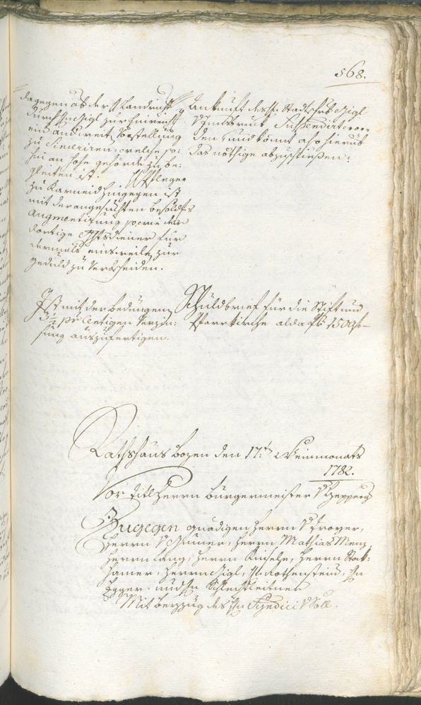 Archivio Storico della Città di Bolzano - BOhisto protocollo consiliare 1780/83 