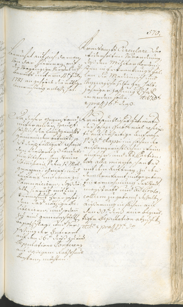 Archivio Storico della Città di Bolzano - BOhisto protocollo consiliare 1780/83 