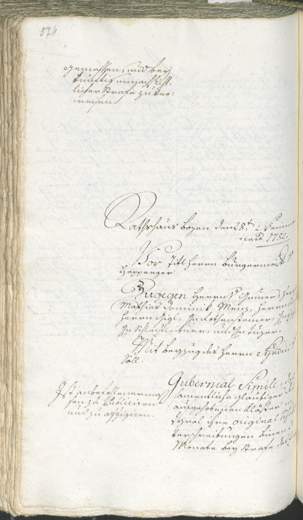 Archivio Storico della Città di Bolzano - BOhisto protocollo consiliare 1780/83 