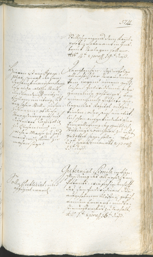 Stadtarchiv Bozen - BOhisto Ratsprotokoll 1780/83 