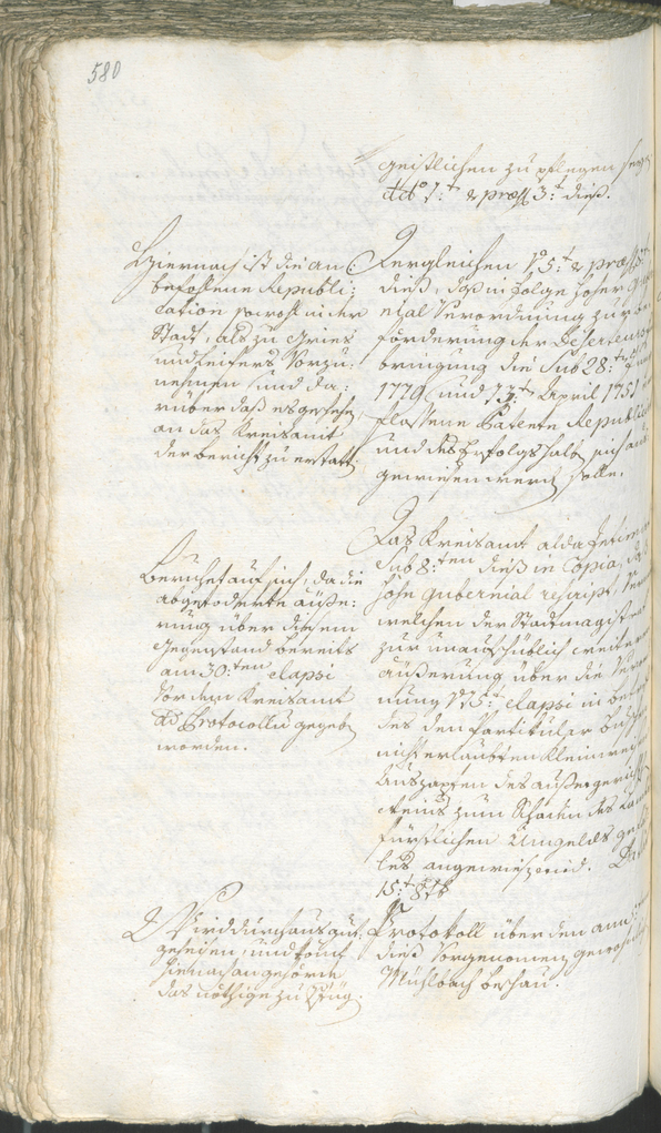 Civic Archives of Bozen-Bolzano - BOhisto Ratsprotokoll 1780/83 