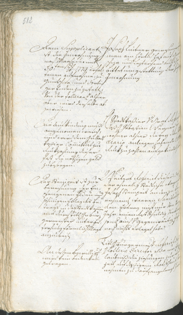 Stadtarchiv Bozen - BOhisto Ratsprotokoll 1780/83 