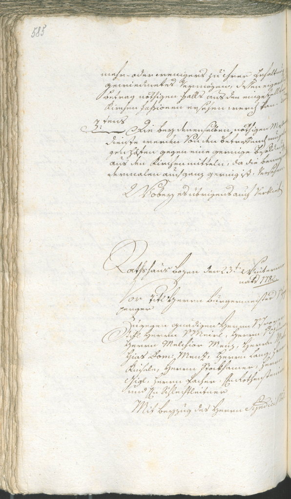 Stadtarchiv Bozen - BOhisto Ratsprotokoll 1780/83 