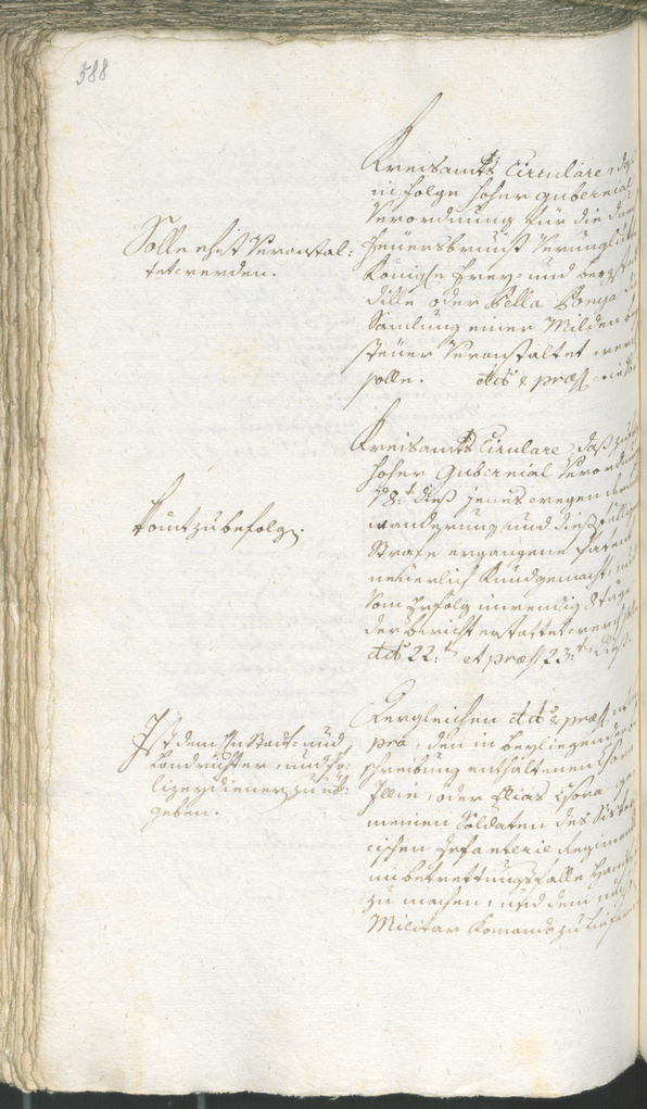 Civic Archives of Bozen-Bolzano - BOhisto Ratsprotokoll 1780/83 