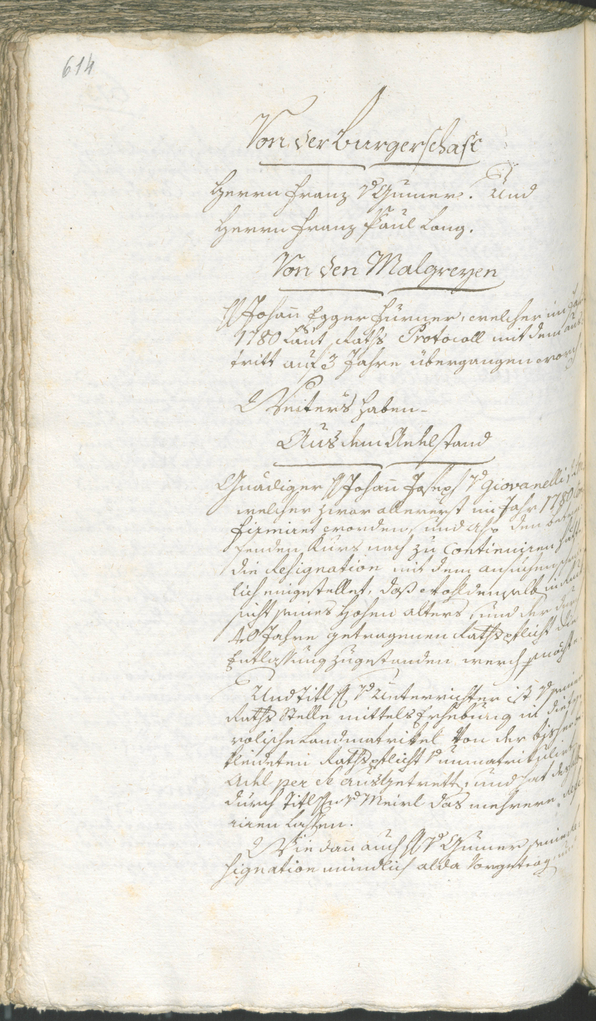 Civic Archives of Bozen-Bolzano - BOhisto Ratsprotokoll 1780/83 