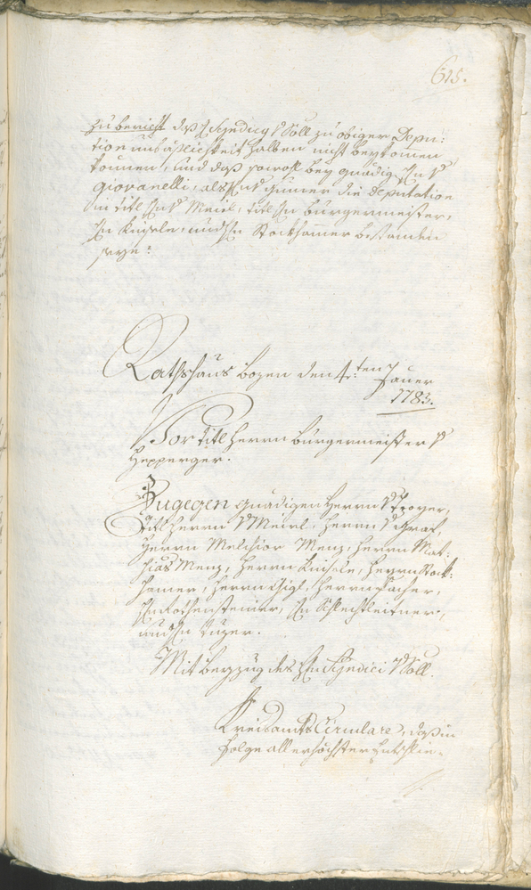 Civic Archives of Bozen-Bolzano - BOhisto Ratsprotokoll 1780/83 