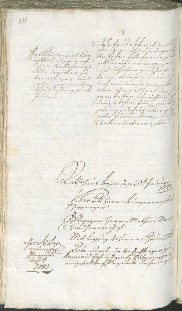 Civic Archives of Bozen-Bolzano - BOhisto Ratsprotokoll 1780/83 