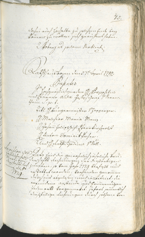 Archivio Storico della Città di Bolzano - BOhisto protocollo consiliare 1780/83 