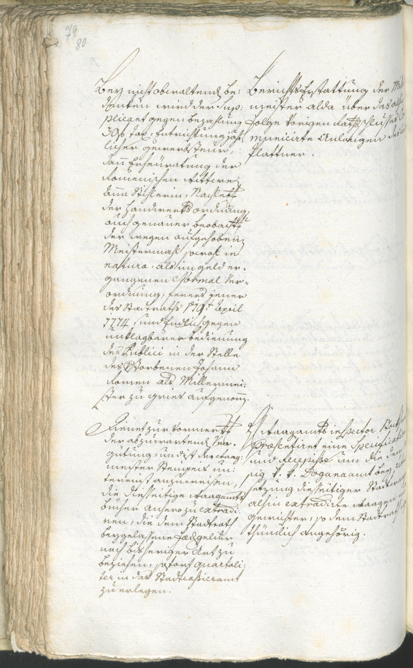 Civic Archives of Bozen-Bolzano - BOhisto Ratsprotokoll 1780/83 