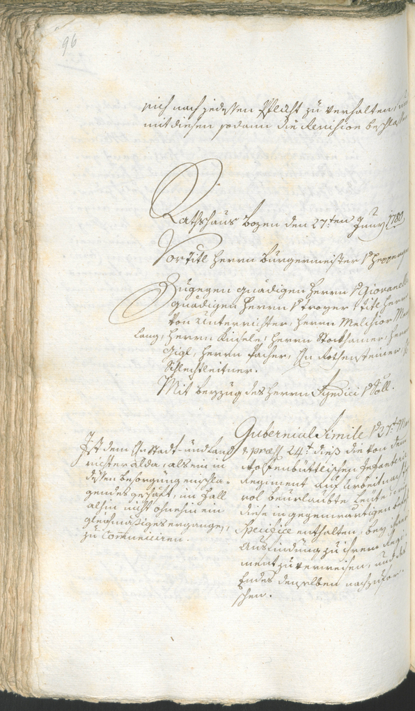 Civic Archives of Bozen-Bolzano - BOhisto Ratsprotokoll 1780/83 