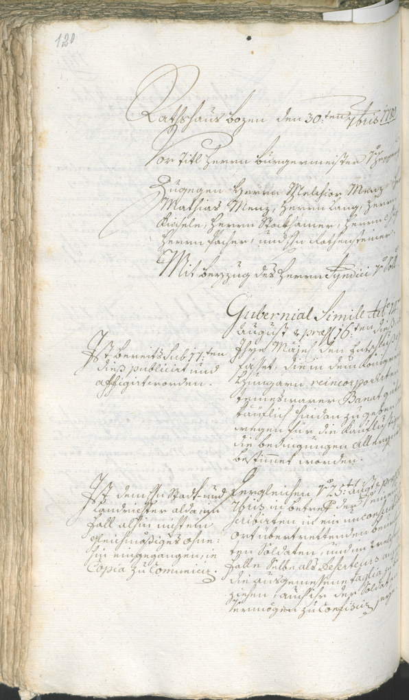 Archivio Storico della Città di Bolzano - BOhisto protocollo consiliare 1780/83 