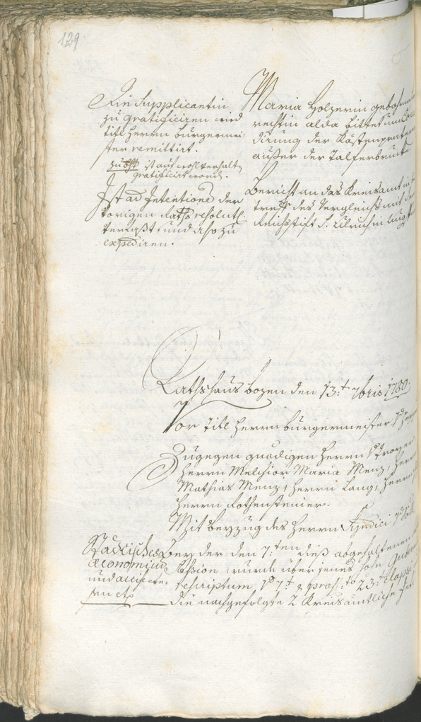 Stadtarchiv Bozen - BOhisto Ratsprotokoll 1780/83 