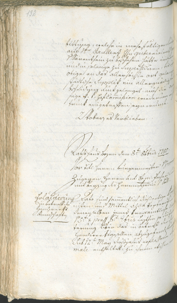 Stadtarchiv Bozen - BOhisto Ratsprotokoll 1780/83 