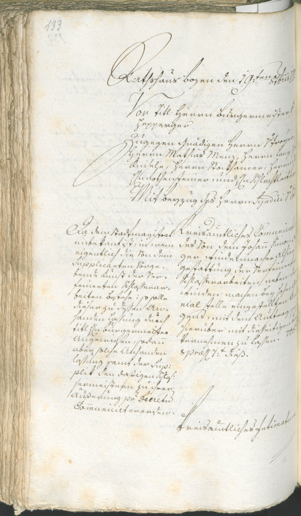 Archivio Storico della Città di Bolzano - BOhisto protocollo consiliare 1780/83 